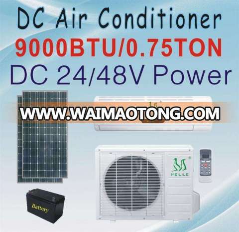 DC air conditioner 9000BTU solar powerd air conditioning DC-25GW